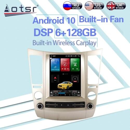 6+128GB For Hyundai Veracruz 2007 - 2012 Android 10 Tesla Car Stereo Wireless Carplay GPS Navigation DSP Car Multimedia Player