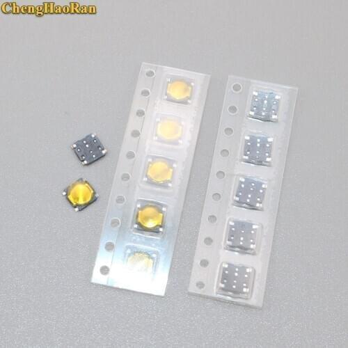 ChengHaoRan 100pcs micro switch 4.5*4.5*0.5mm SMD Push Button Switch Thin Film Tact 4.5*4.5
