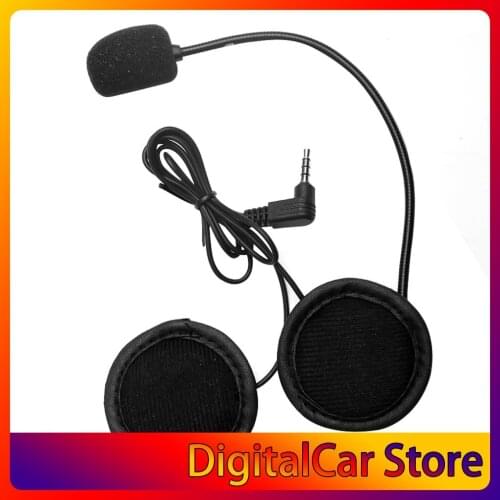 Microphone Speaker Headset V4/V6 Interphone Universal Headset Helmet Intercom Clip for Motorcycle Device