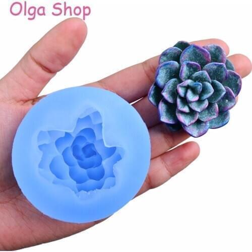 HYL410 Flower Silicone Mold Resin Polymer Clay Jewelry Making Cabochon Handmade Chocolate Candy Cake Decorating Fondant