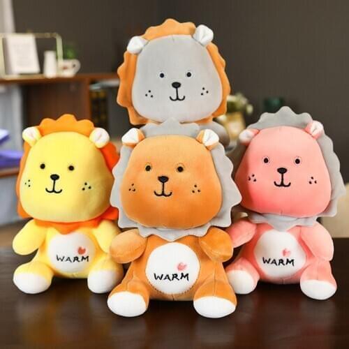 Nice 24cm plush cute Little lion Sofa decoration stuffed soft Pillow good quality christmas gift for kid or friend
