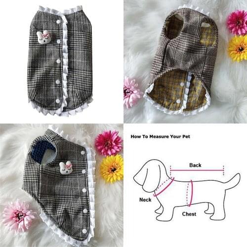 Pet Dog Coat Vest Spring Autumn Dog Clothes Puppy Small Dog Costume Pomeranian Poodle Bichon Schnauzer Clothing Outfit Dropship
