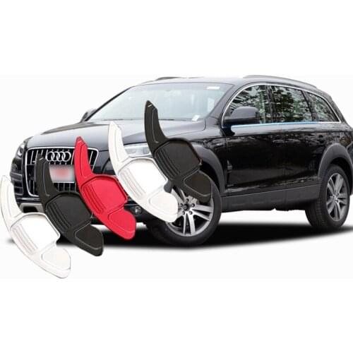Aluminum Alloy Car-styling Steering Wheel DSG Shift Paddle Shifters Extension for Audi Q3 Q5 Q7 TT Interior Decoration