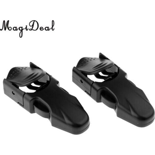 MagiDeal Lot 2 Black Plastic Scuba Diving Dive Diver Quick Release Fin Strap Buckles Spare Replacement