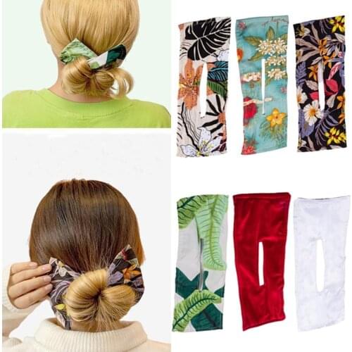 Multicolor Cloth Magic hair Clip Accessories Wide Shiny Hairbands Headband Bezel Headdress French Twist Hairstyle Accessories