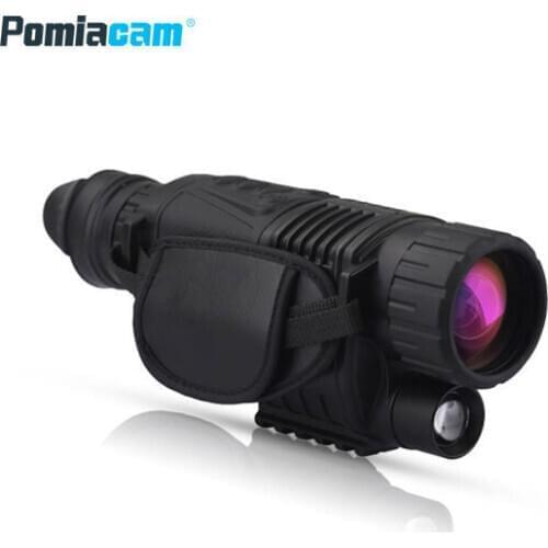 5x Optical Zoom 9x Eletronic Zoom Night Vision Camera Monoculars Night Vision Hunting Camera 40mm Lens 200m Distance Telescope