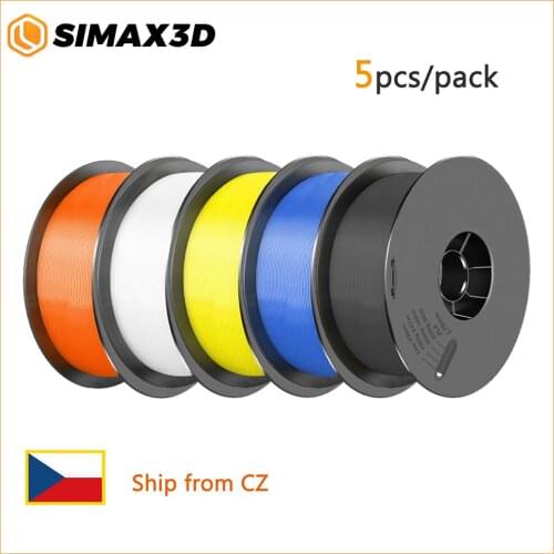 SIMAX3D PLA Filament 1.75mm+-0.02 1KG Extruder-Pen Plastic-Accessories Printing-Materials Rainbow Multiple Colors 3D Printer Kit