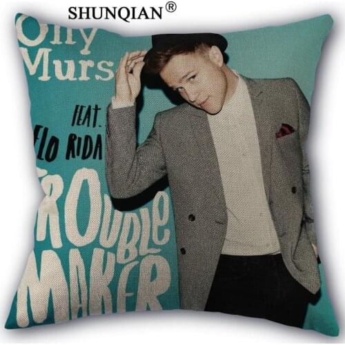 New Arrival olly murs Custom cotton Pillowcases zipper Custom Pillow Case More Size Custom your image gift