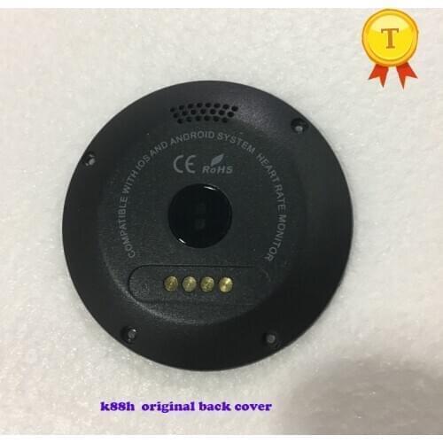 Original k88H Smart watch wristwatch clock hour plastic spare part back cover black backcover case for K88H PLUS smartwatch