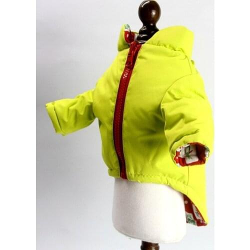 Reversible Dog Coat Vest Jacket Both Sides Dog Clothes Winter Pet Clothing Outfit Garment Waterproof Dog Costume Dropshipping