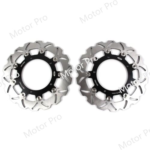 Front Brake Disc For Yamaha FZ6 FZ600 2004 - 2008 FZ6 FAZER S2 Motorcycle Motorcycle Disk Rotor CNC Aluminum FZ 600 MT03 YZF R6