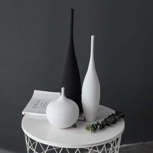 Modern Zen Porcelain Vase Ceramic Flower Pot Living Room Home Decoration Office Interial Nordic Decor Ornaments Crafts