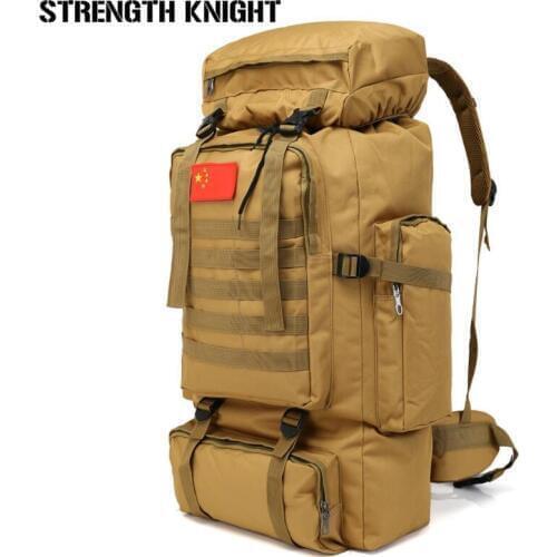 70L Large Capacity Backpack Waterproof Nylon Military Tactics Molle Army Bag Men Backpack Rucksack for Hike Travel Backpacks