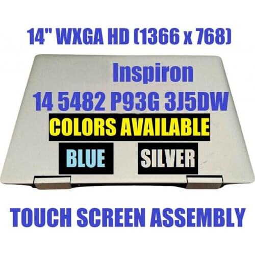 LCD Touch Screen Assembly Complete Silver For Dell Inspiron 14 5482 P93G Touch 3J5DW