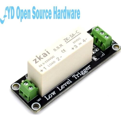 1 channel high level trigger solid state relay module single phase converter electric relay solid 5A 3-32VDC control DC-DC