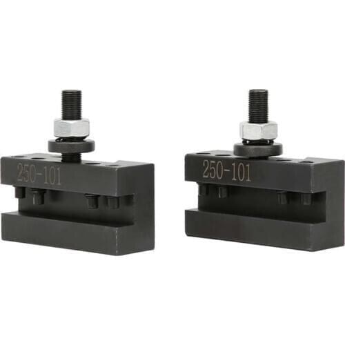 2Pcs Quick Changing Boring Tool High Hardness High Carbon Steel CNC Fixture 250-101 Tool Post