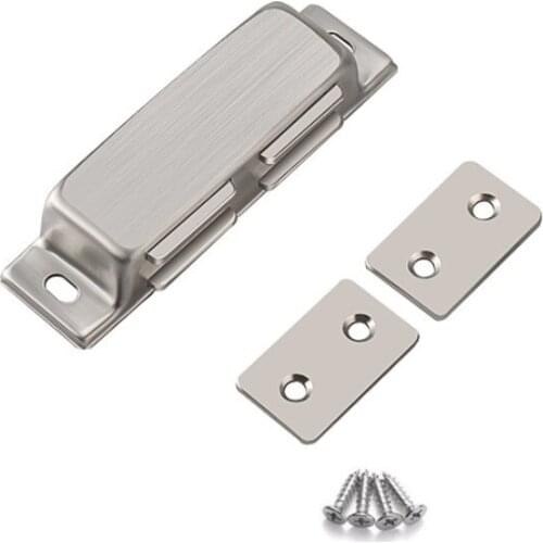 2pcs/lot New Stainless Steel Magnetic Door Latch Kitchen Cupboard Wardrobe Cabinet Catch