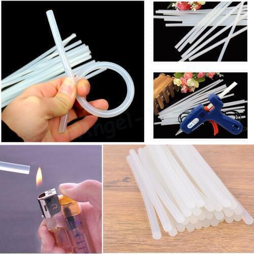 20pcs/lot 7mmx200mm 11mmx200mm Clear Glue Adhesive Sticks For Hot Melt Gun Car sticks Audio Craft+free shipping