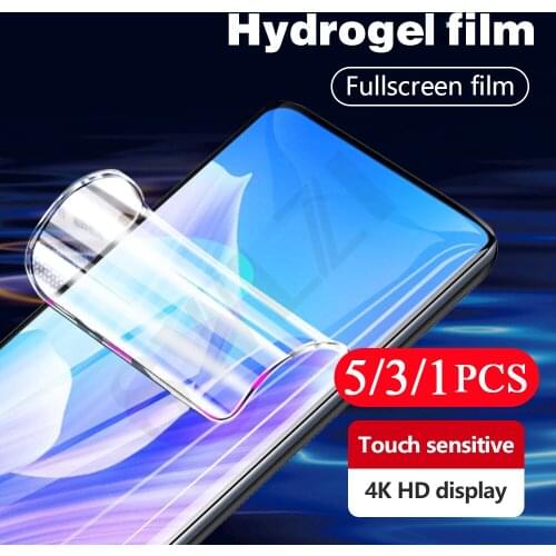 5-1Pcs 9D for huawei Y9S Y9A Y8P Y8S Y7P Y6P Y9 Prime 2019 Y7 Y6 pro Y5 lite 2018 hydrogel film Not Glass phone screen protector