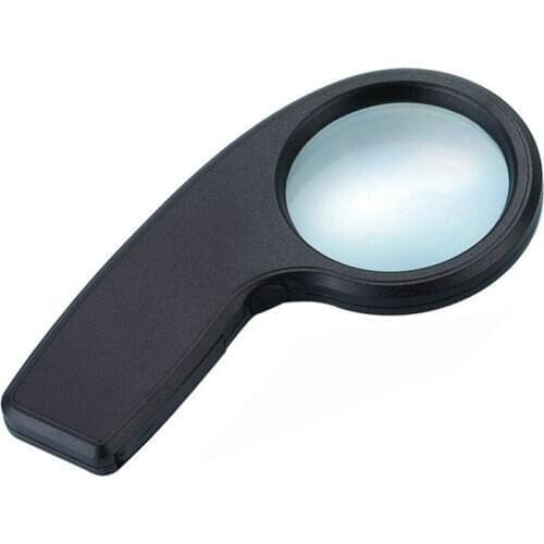 5 times high-definition illuminated ultra-thin card magnifying glass LED lamp jade antique appraisal