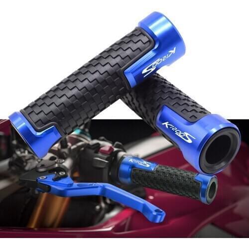 7/8'' 22MM Motorcycle CNC anti-slip handle grips handle bar grip hand For BMW K1200S K 1200S K 1200 S 2004-2008 2009 2010 2011