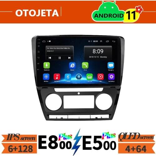 For SKODA Octavia A5 Android 11 Car Radio Multimedia Video Player Navigation GPS 6GB Ram 128GB Rom Autoradio Stereo HU
