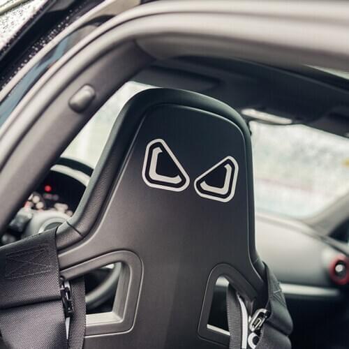 Car Styling Vinyl Decals Fashion Evil Peeping Eyes Amotorcycle Bike Safety Stickers 140x60mm