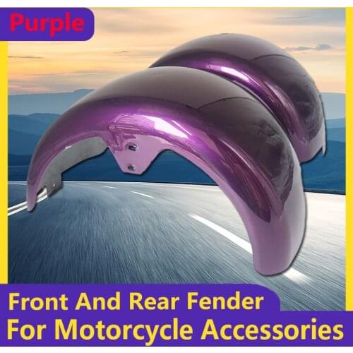 Purple 10x6.00-5.5 10x6.00-6 Citycoco Fender Shell Flaps Front and Rear Fender Mudguards with Taillight Reminder