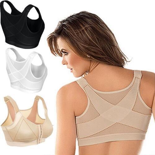 Posture Corrector Lift Up Bra Plus Size Bra Women Shockproof Support Fitness Vest Cross Back Breathable Underwear Corset Bra