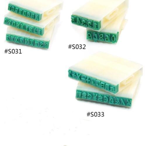 Chzimade 1 Set Plastic Rubber 26 English Alphabet Letters Numbers 0-9 Symbol Stamps DIY Crafts Scrapbooking Supplies