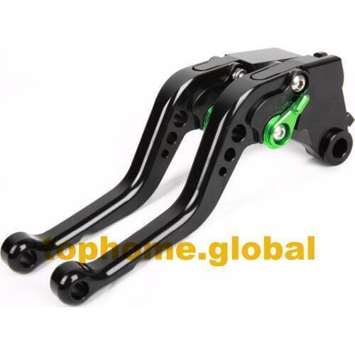 For Kawasaki Z800/E version 2013 - 2016 Short Clutch Brake Lever CNC 2014 2015 Handlebar Brake Black/Green
