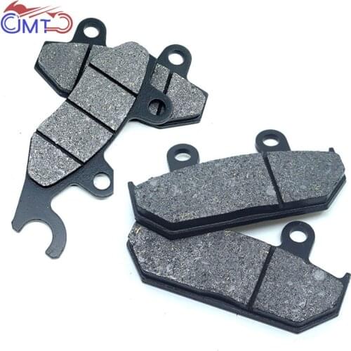For Suzuki Burgman Skywave 250 AN250 AN250D AN250M AN250S AN250SD AN250SK 2007-2017 Front Rear Brake Pads Set
