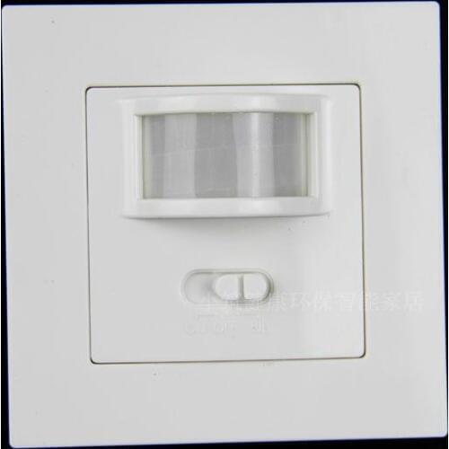 FRee shopping AC110V 220V On/Off Infrared PIR Motion sensor Sound Sensor Switch Recessed Wall Light