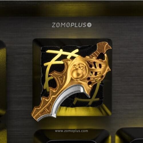 Key cap mechanical keyboard keycap personality design,Rapier DOTA2 game theme key cap aluminum alloy keycaps MX axis,Z11