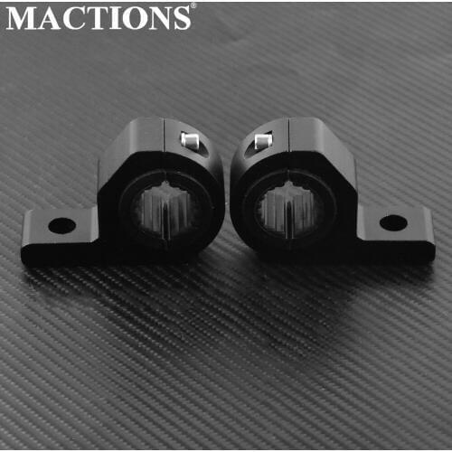 Turn Signal Light Bracket Universal 1 Pair 1-1.2" 25-30MM Aluminum Black SUV Car Fog Indicator Mount Truck Fork Lamp Holder