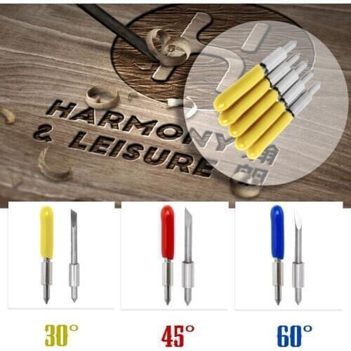 New 5Pcs 30 45 60 Cutting Plotter Blades For Graphtec CB15U Vinyl Cutter Set