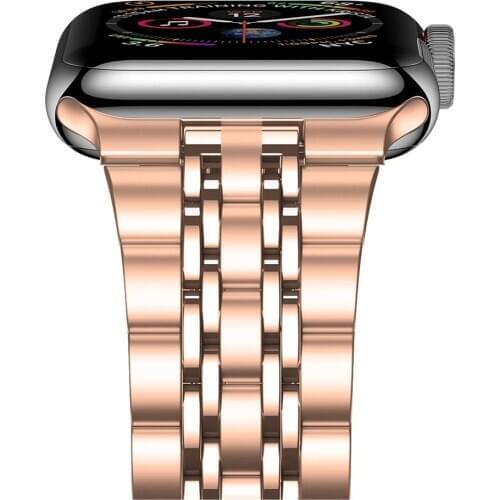 Newest Link Bracelet for apple watch 5 band 42mm 40mm Stainless Steel pulseira for iwatch 4 3 strap Women Men bands cinturino