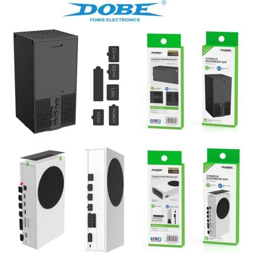 For XBOX Series S/X Gaming Console Dustproof Suit Dust Plug Silicone Dust Proof Cover Stopper Dustproof Case Kits Dustproof Kit