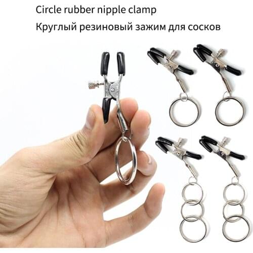 Sexy Breast Clamp Metal Clips Bdsm Game Nipple Clamps Sex Toys For Couples Female Orgasm Stimulator For Adult Stimulation Nipple