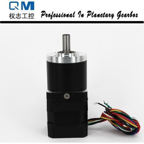 Gear brushless dc motor nema 17 30W 24V bldc motor with planetary reduction gearbox ratio 15:1