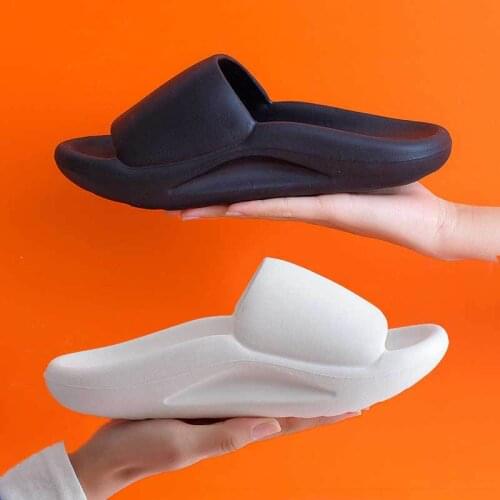 Pantuflas 2021 Indoor Slippers Women Platform Bathroom Neutral Home Slippers Fashion Solid Color Couples Non-Slip Ladies Shoes