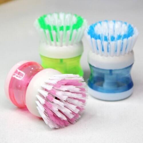 1PC Fashion Gadgets Hydraulic Washing Pot Multicolor Kitchen Wash Tool Pan Dish Bowl Brush Scrubber Cleaning Brushes Cleaner U3