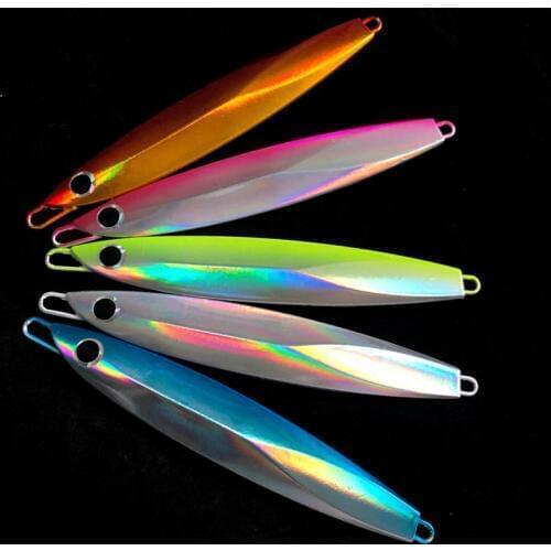 1pcs/lot 12.5cm100gknife Jigging Metal Spoon High Quality VIB artificial bait boat fishing lures lead fish