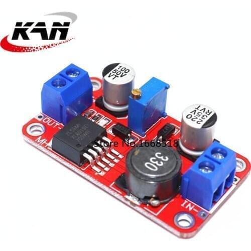 1PCS XL6019 5A Current DC to DC Adjustable Boost Power Supply Board Module