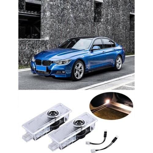2Pcs Led Car Welcome Light Logo Door Lamp Laser Projector Ghost Lamp For BMW X5 E70 E60 E90 F10 F20 X1 X3 E92 E87 3 5 7 Series