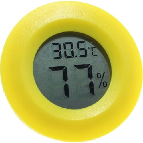2In1 Thermometer Hygrometer Mini LCD Digital Temperature Humidity Meter Detector Thermograph Indoor Room Kitchen Accessories