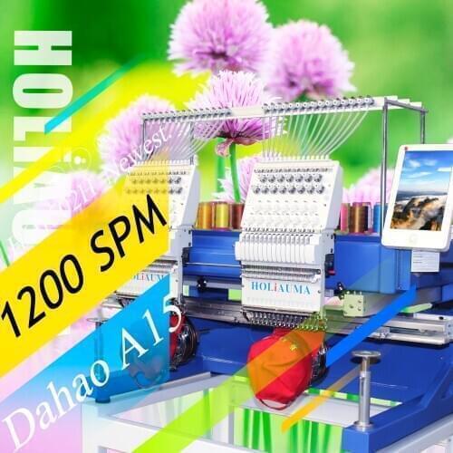 3 Years Quality Warranty!!!2 Head 15 Needles Similar Used T Ajima Pe800 Usb Reader for Barudan Embroidery Machines High Speed