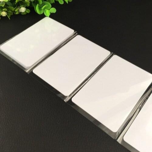 50pcs White Proximity Card IC Inkjet PVC Card 125Khz RFID Access 0.8mm TK4100 IC card