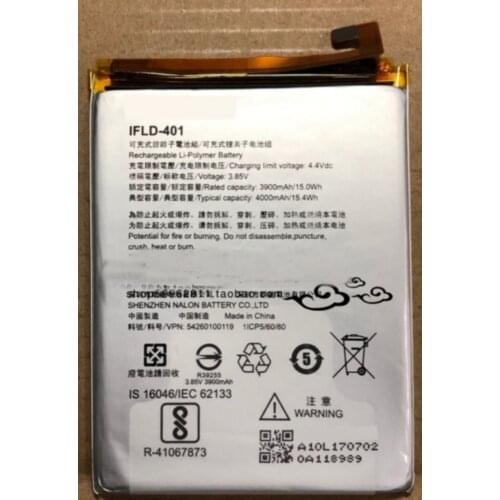 Battery 4000mAh 15.4Wh 3.85Vdc IFLD-401 for InFocus M5S MT6737 M5S/M7S Cell phone batterie
