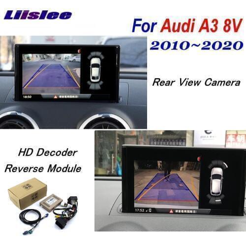 Auto Reversing Camera For Audi A3 8v MMI 3G 2010-2018 Backup Parking Front Rear Camera Interface Adapte Display Decoder